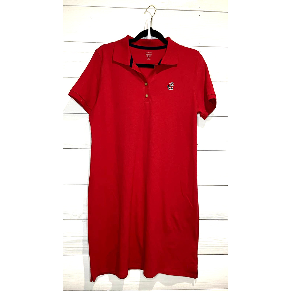 NWT Kim Rogers Polo Dress with Anchor Emblem, size PM